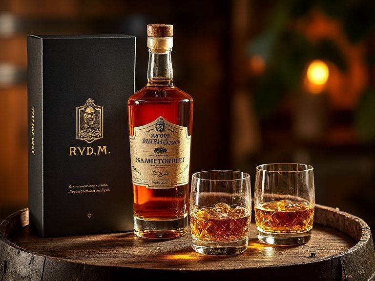 Rum-Tasting-Set mit mehreren Miniaturflaschen
